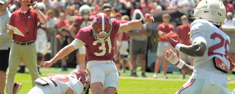 Alabama makes decision on kicker roles