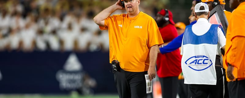 Tennessee’s Josh Heupel had some strong words when asked about the play of the Vols’ offensive line