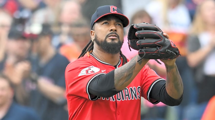 Emmanuel Clase accused of rigging pitch during Guardians playoff game