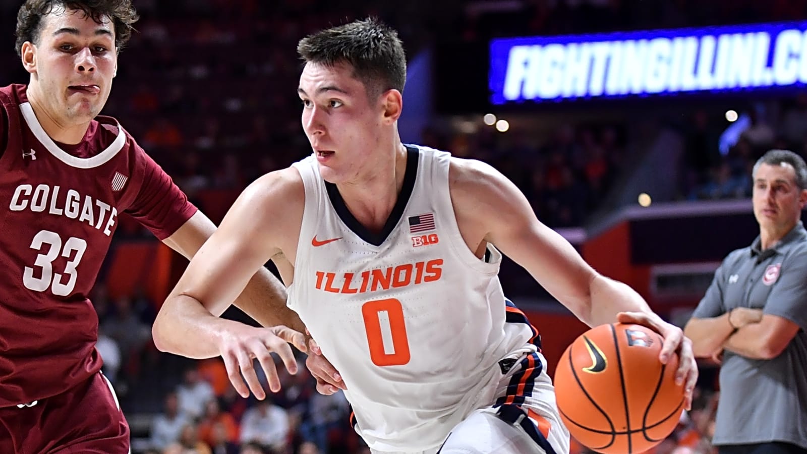 David Mirkovic records 20-20 game as No. 14 Illinois eases past Colgate