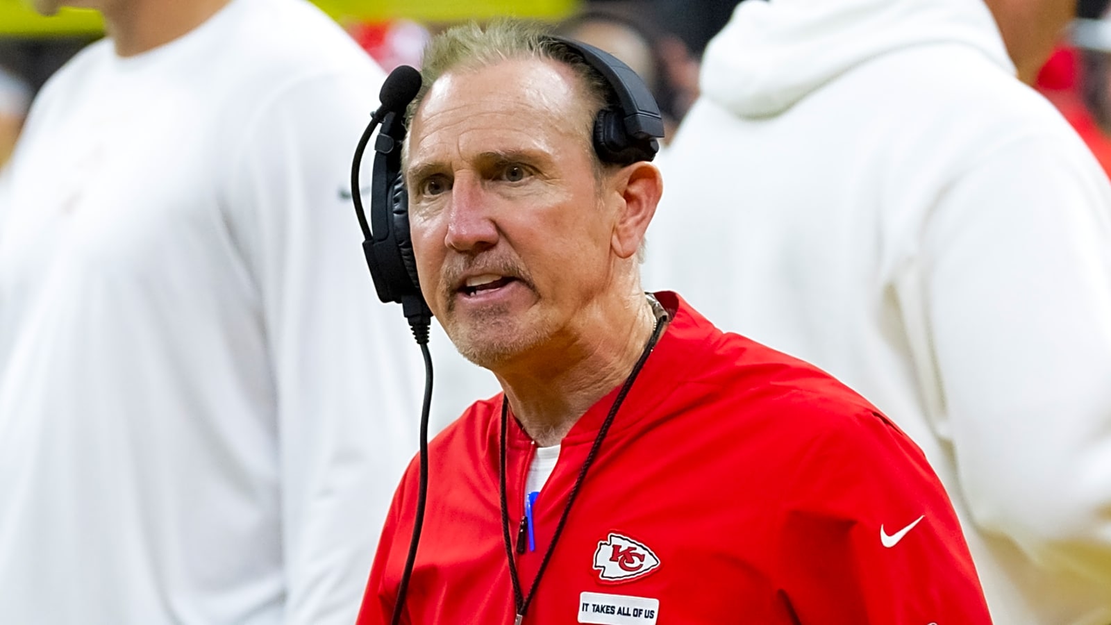 Chiefs DC Steve Spagnuolo reveals story about Chris Jones being hypercompetitive with Patrick Mahomes during practice