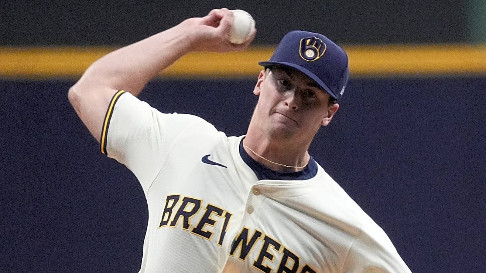 Quinn Priester tosses one-hit outing in Brewers home debut