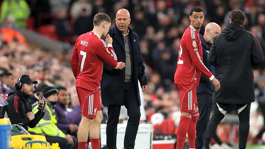 ‘The future of the club’ – Aldridge names Liverpool trio he thinks Slot must start in Frankfurt