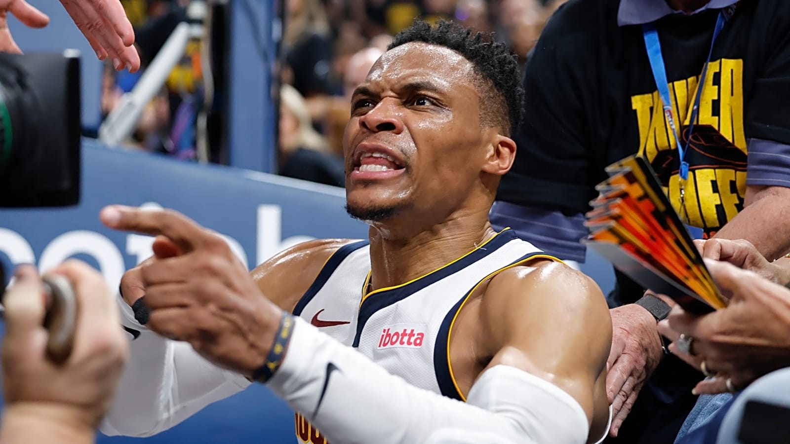 Watch: Russell Westbrook gets heated with notorious ref