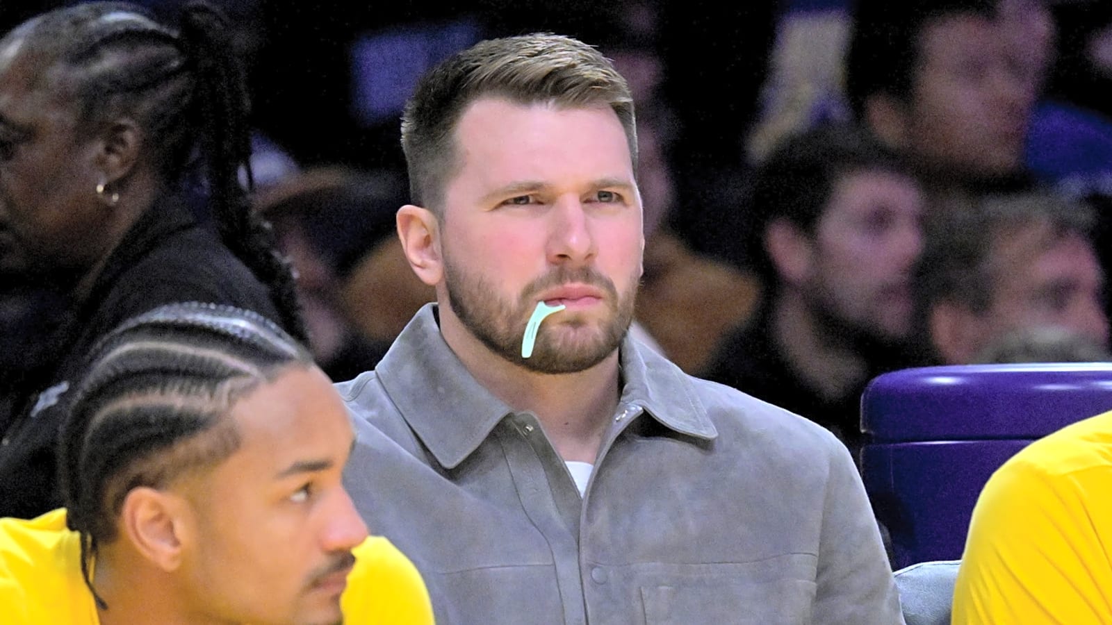 Brian Windhorst appears to make a weight joke about Luka Doncic