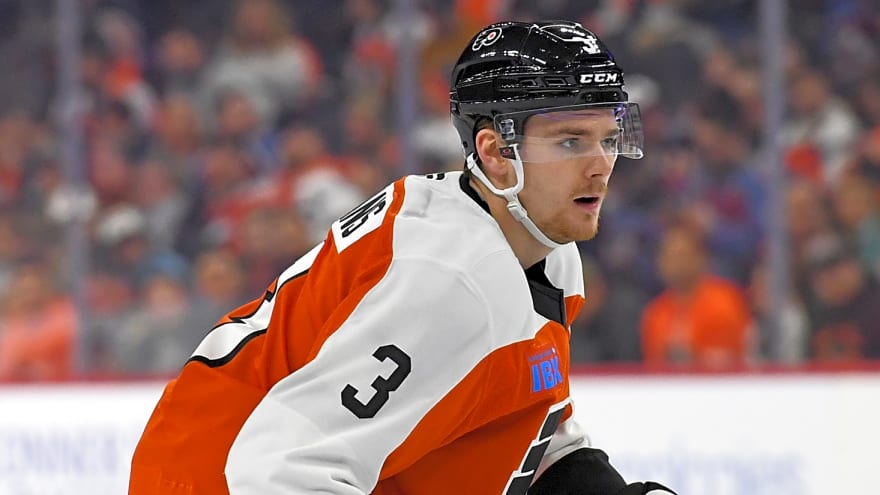 Flyers’ Helge Grans leaves preseason game with lower-body injury