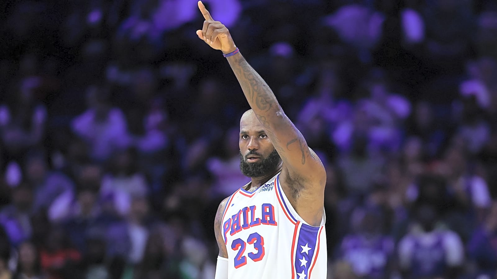 LeBron James wasn't satisfied with his performance in his 76ers debut