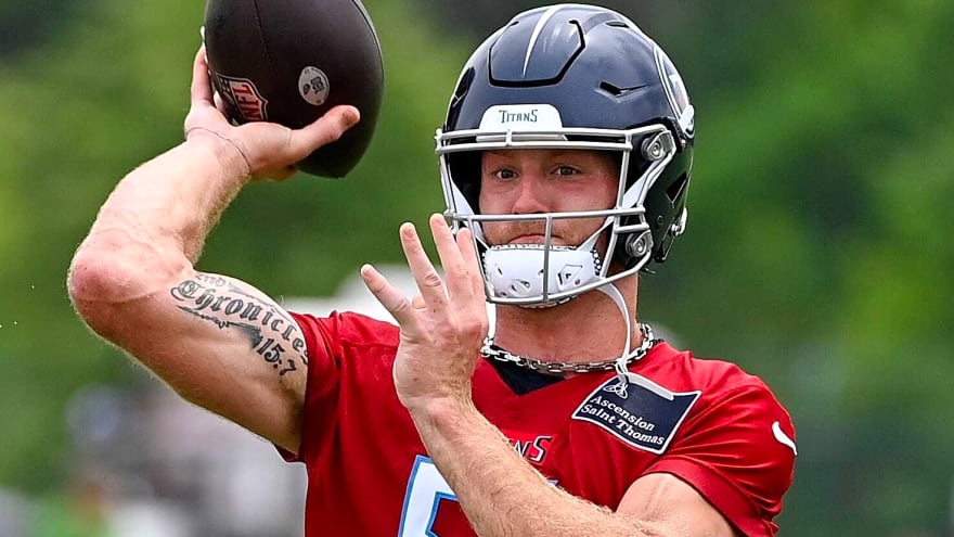 Will Levis’s future with Titans might be changing thanks to Brian Daboll and Robert Saleh heading into 2026 training season