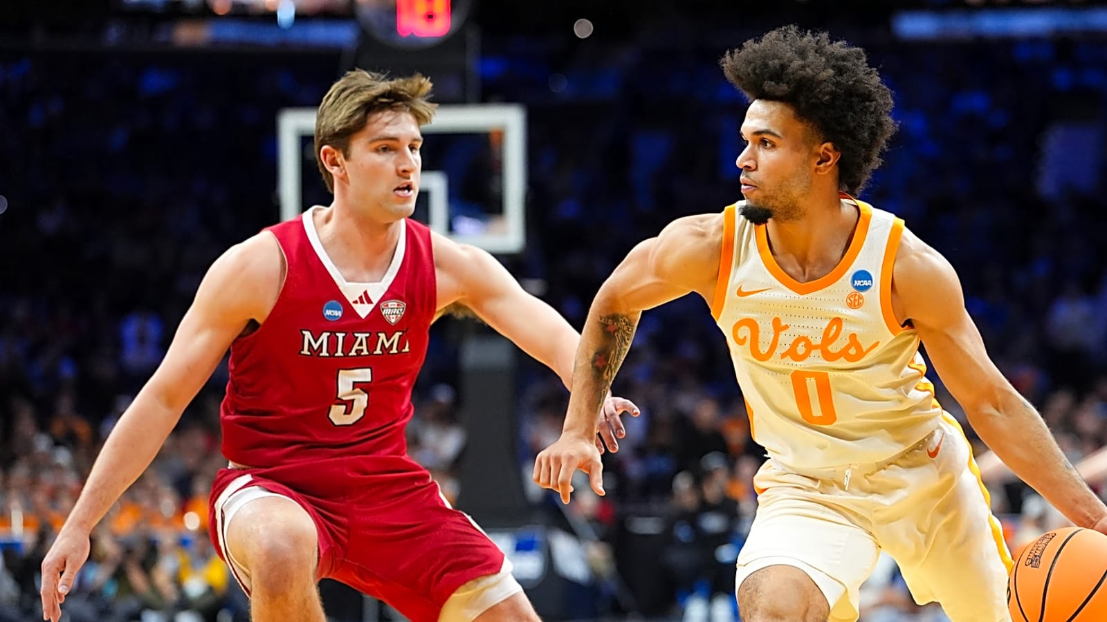 Ja'Kobi Gillespie, No. 6 Tennessee end No. 11 Miami (Ohio)'s Cinderella bid