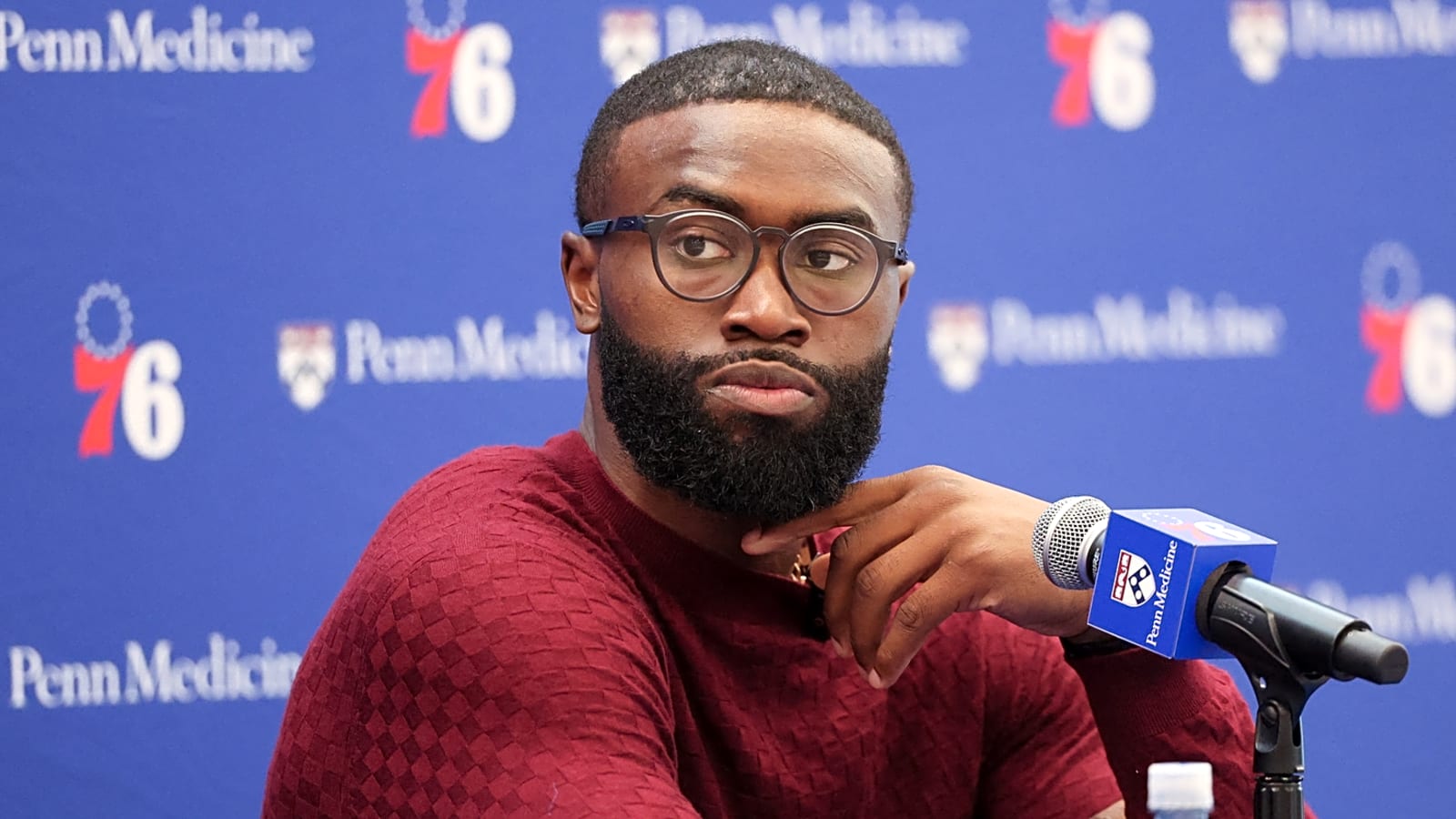 Jaylen Brown shuts down a loaded question about the 76ers