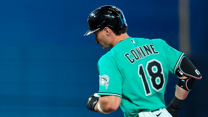 Marlins' Griffin Conine joins father to make history with latest HR 