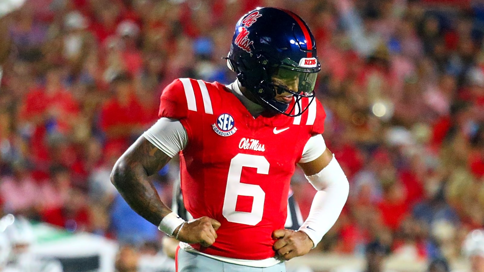 Trinidad Chambliss leads Ole Miss over Lane Kiffin, LSU