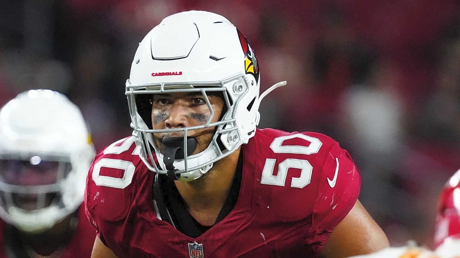 Arizona Cardinals’ Cody Simon attends local flag football game