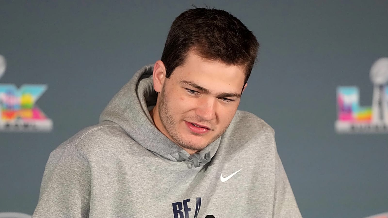 Drake Maye addresses shoulder issue ahead of Super Bowl