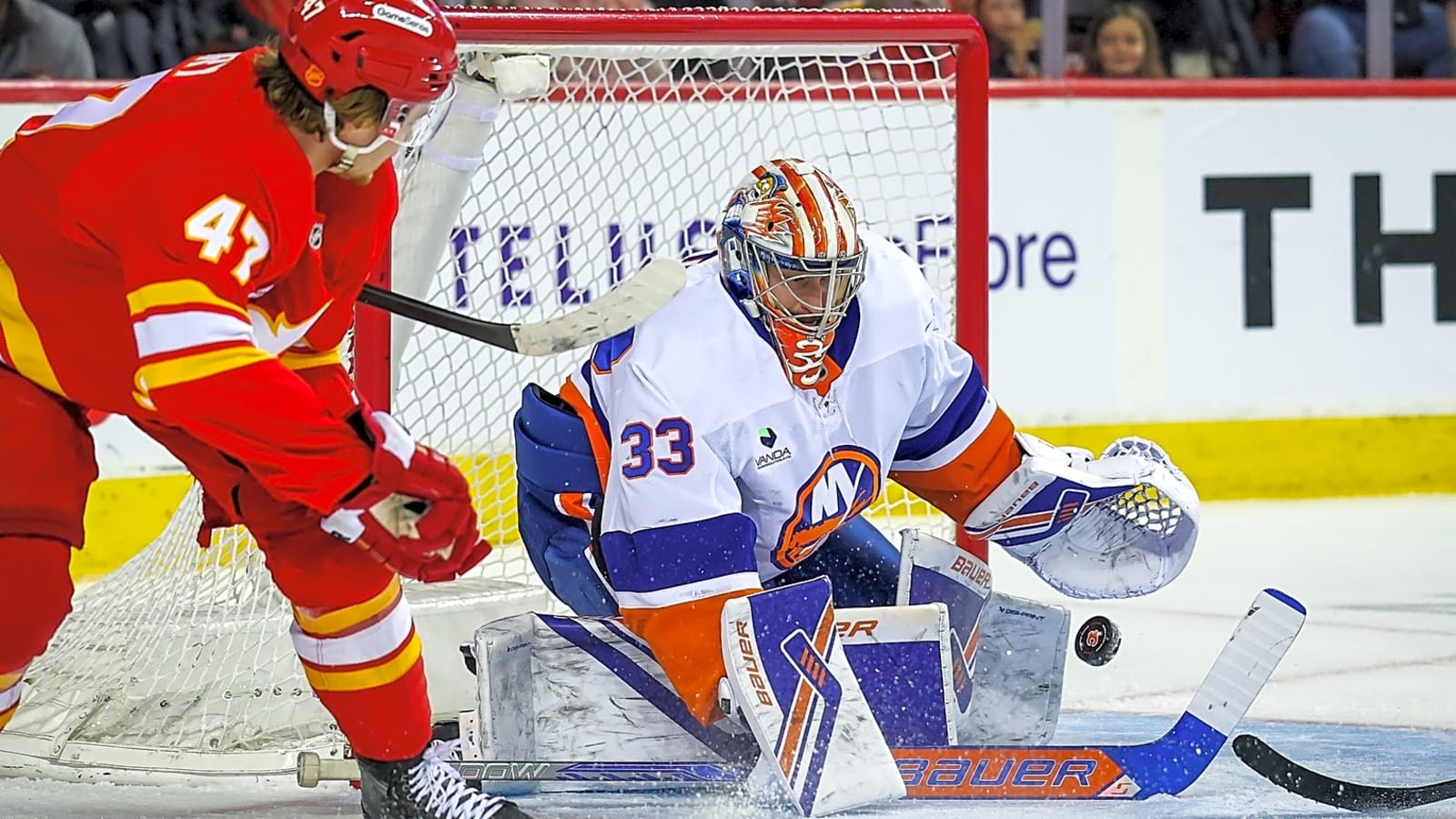 Beyond the Boxscore: Flames snipe some timely goals as Wolf stands tall in victory over Islanders