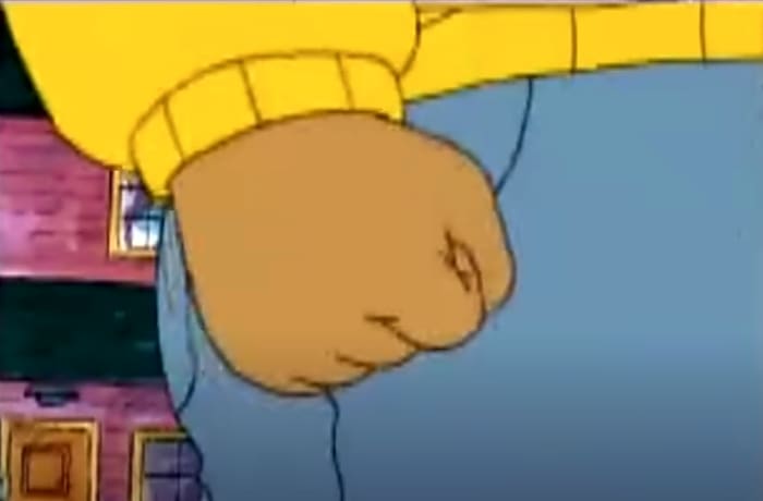 Arthur’s fist