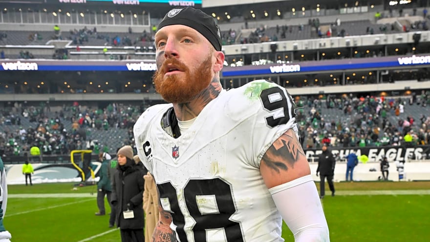 Maxx Crosby gets emotional in reflecting on his time with Las Vegas while also making a promise to Raiders fans