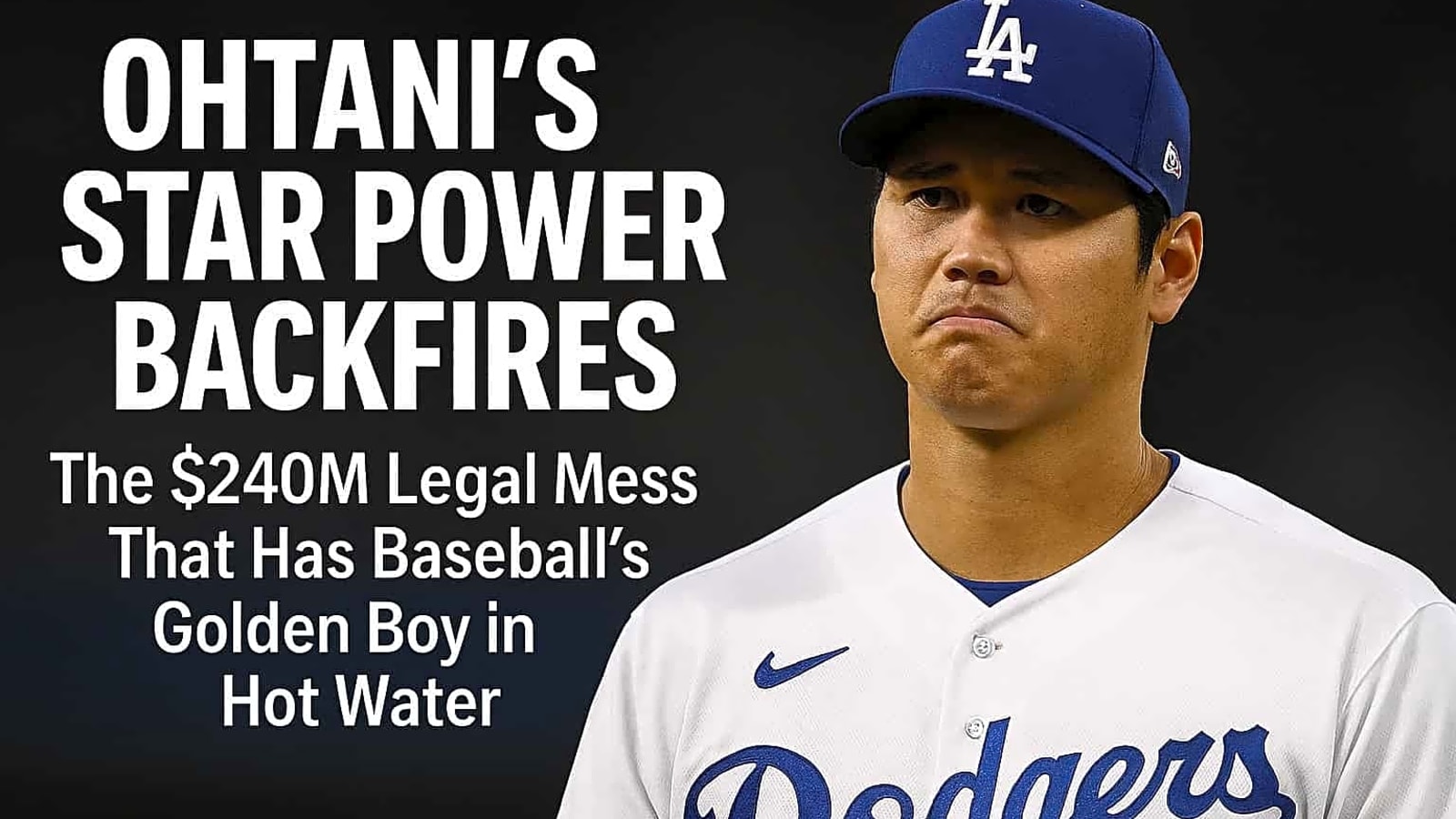Shohei Ohtani’s Star Power Backfires: The $240M Legal Mess That Has Baseball’s Golden Boy in Hot Water