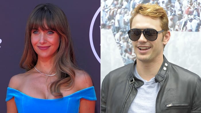 Alison Brie and James Franco