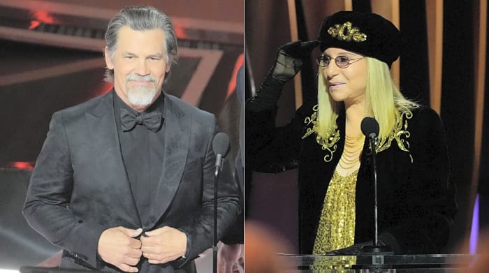 Josh Brolin and Barbra Streisand