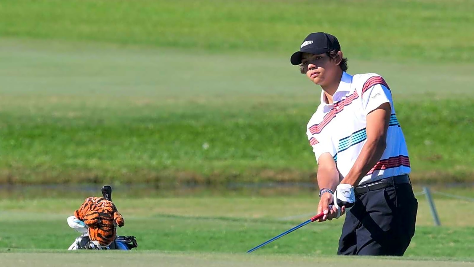 Charlie Woods announces his college commitment