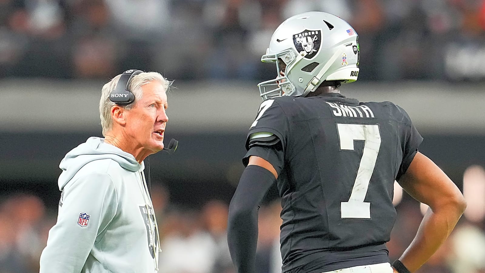 Pete Carroll takes responsibility for Geno Smith's struggles with Raiders