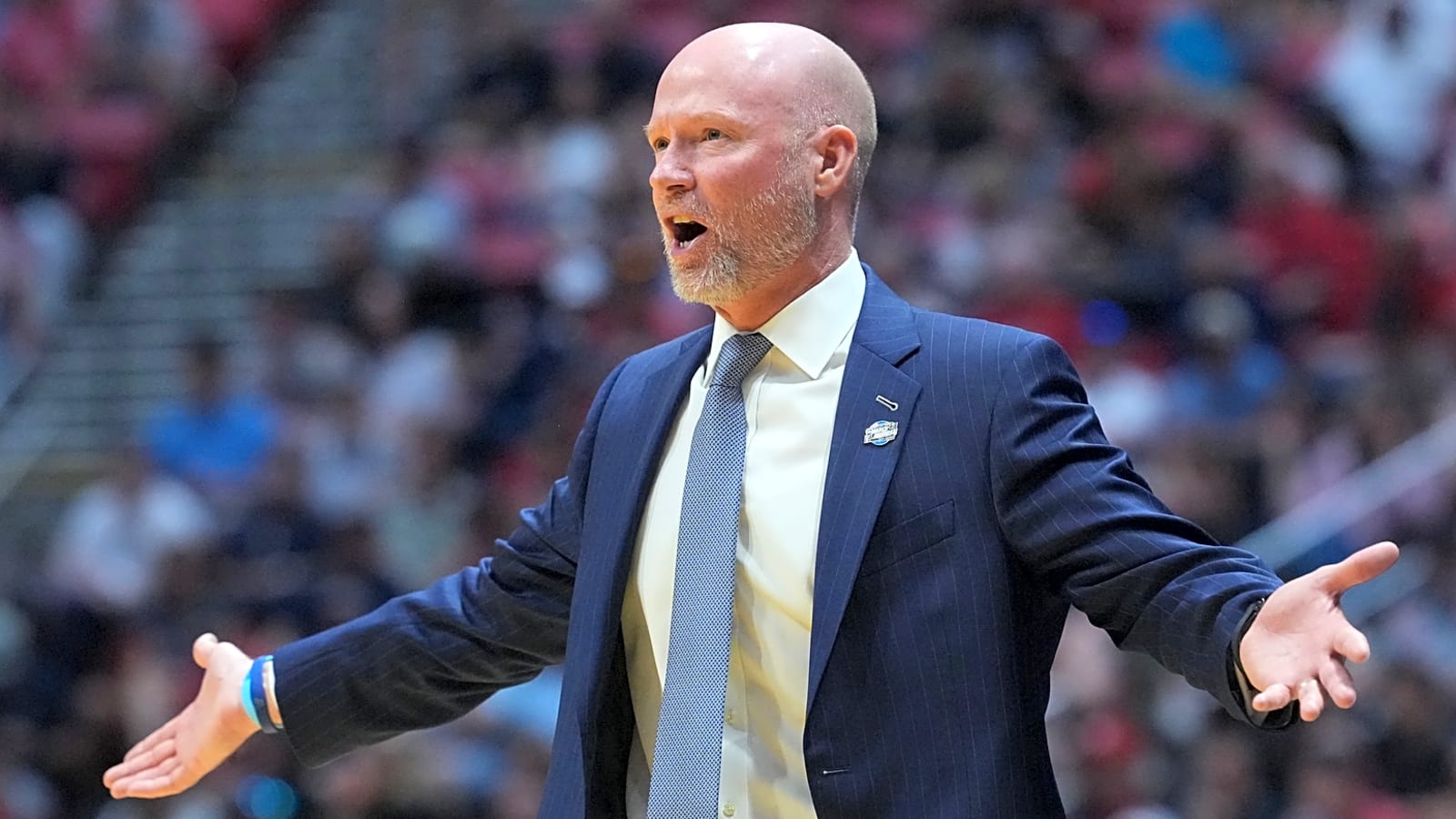 Villanova HC makes himself the story in opening-round loss