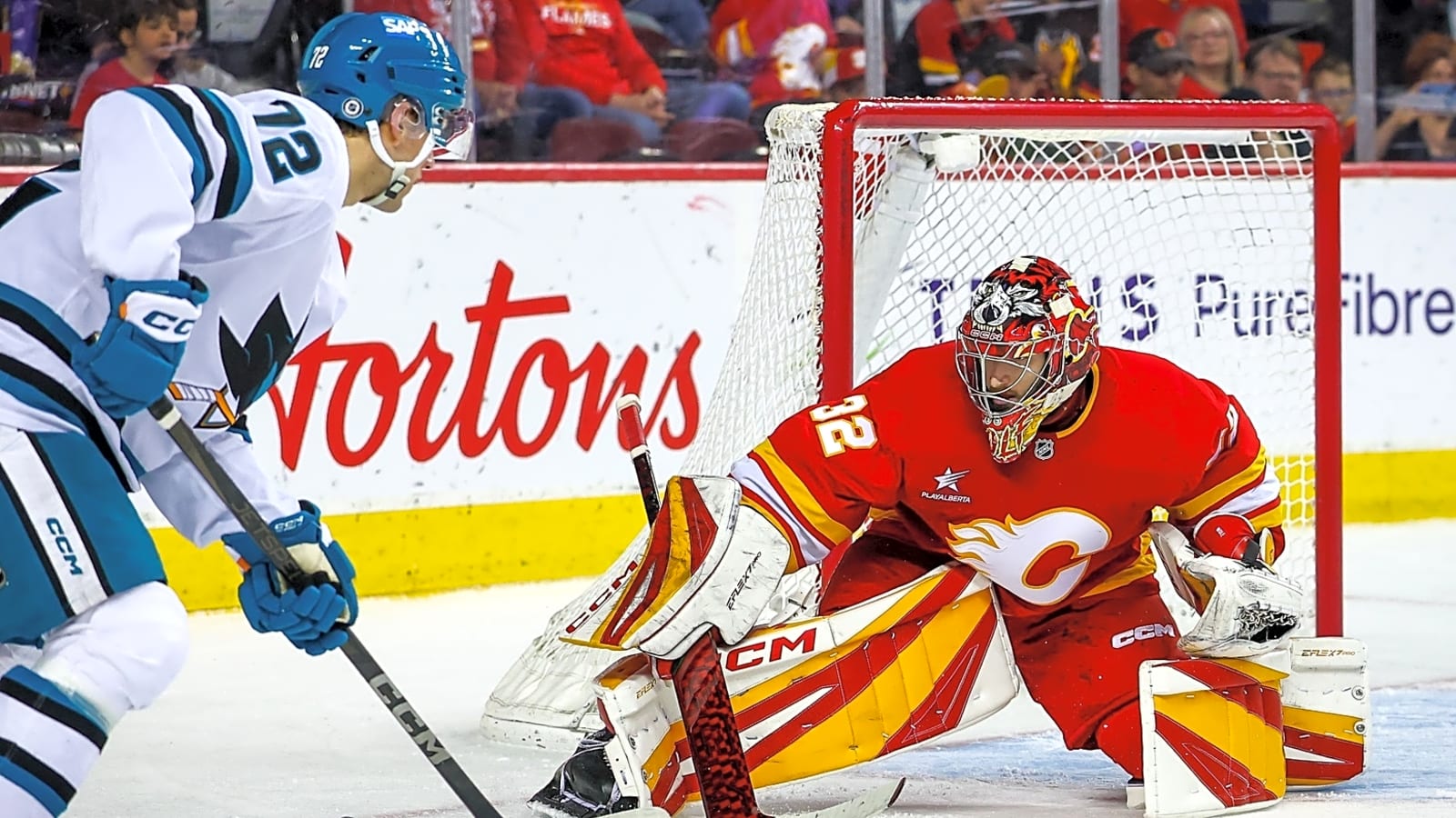 Flames goaltender Dustin Wolf finishes second in Calder Trophy voting behind Montreal’s Lane Hutson