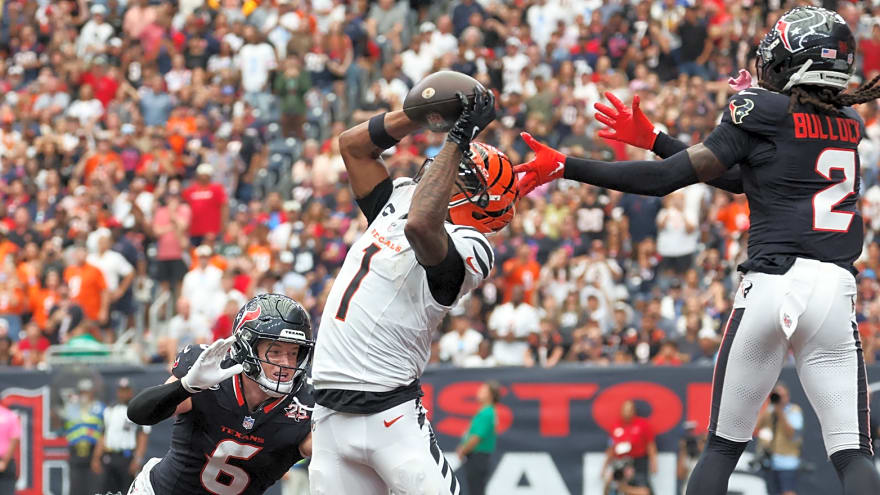 The 'Multi-TD-catch leaders by team' quiz