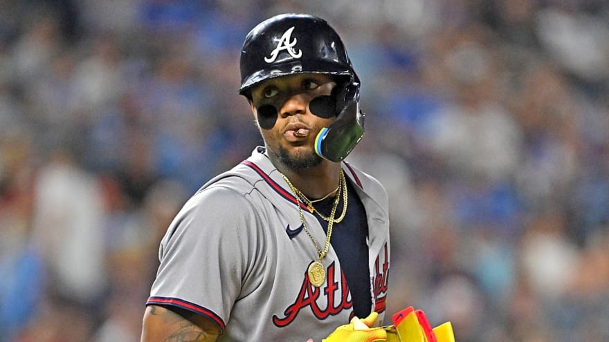  MRI reveals calf strain for Ronald Acuña Jr.
