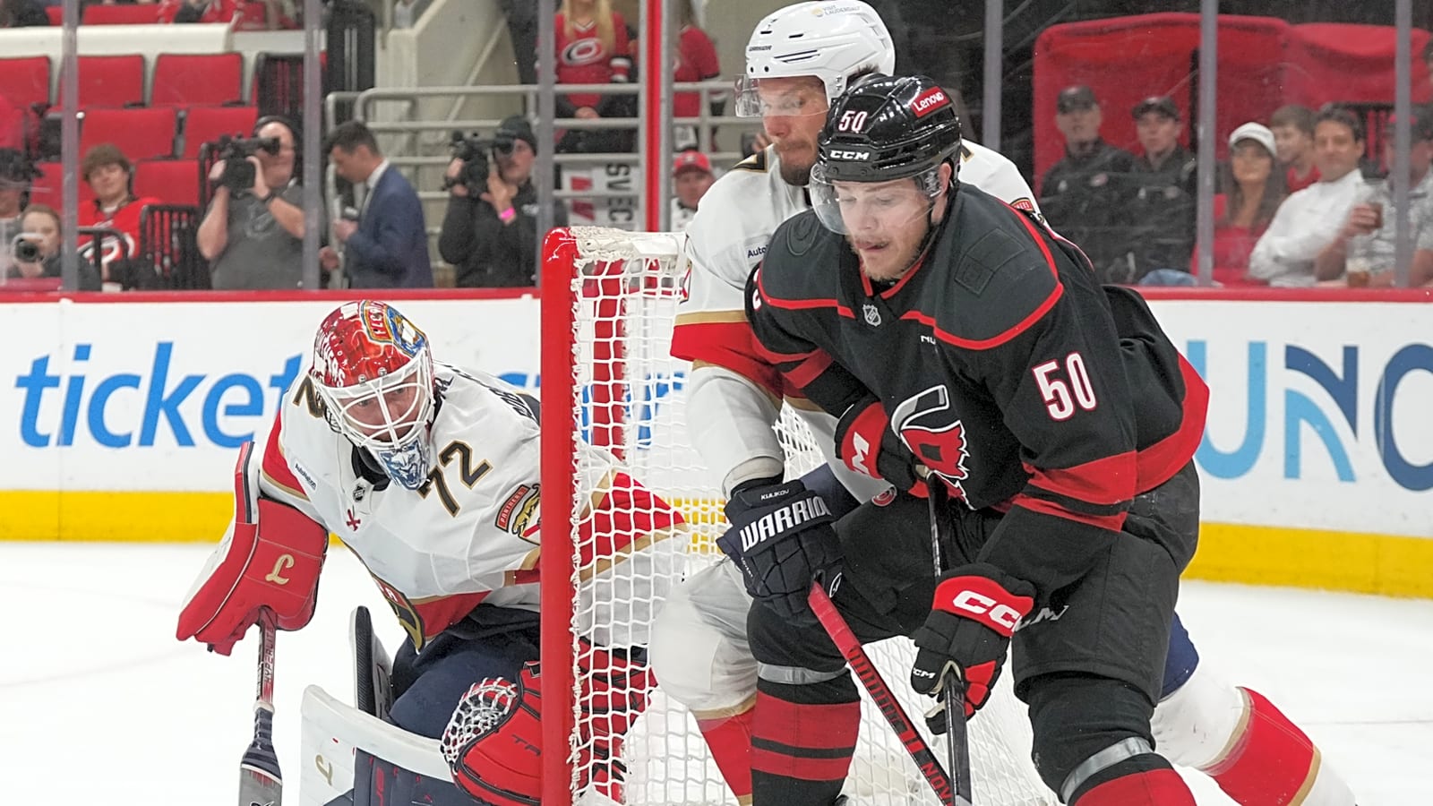 Hurricanes' ugly streak continues in Game 2 loss to Panthers