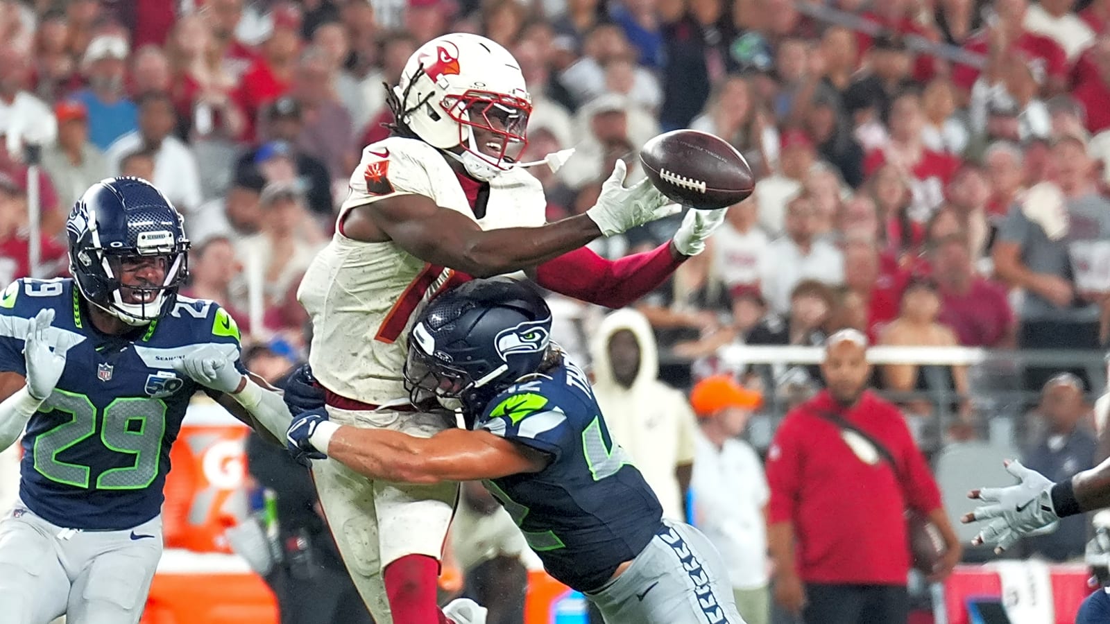 Marvin Harrison Jr.'s latest horrible drop leads to Kyler Murray interception
