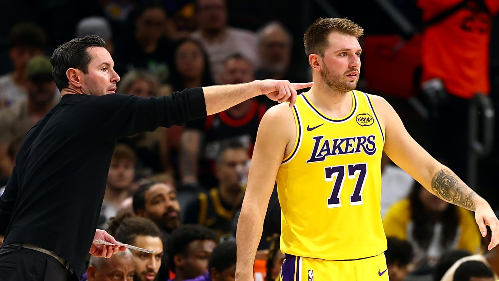 JJ Redick responds to his heated interaction with Luka Doncic