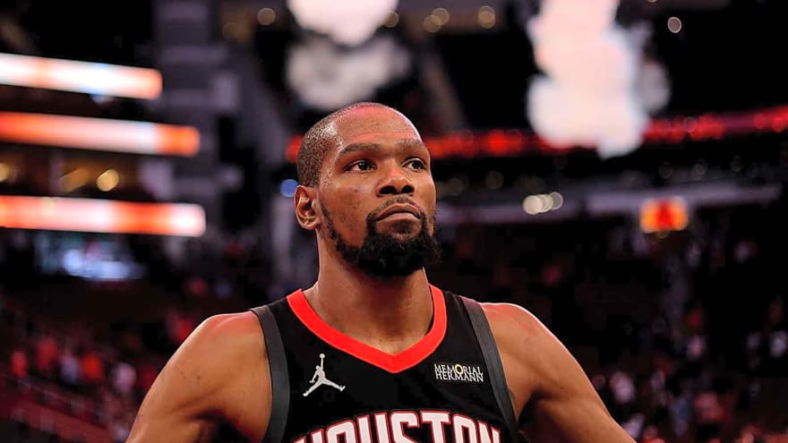 Rockets’ Kevin Durant not sweating possible Lakers playoff matchup despite struggles