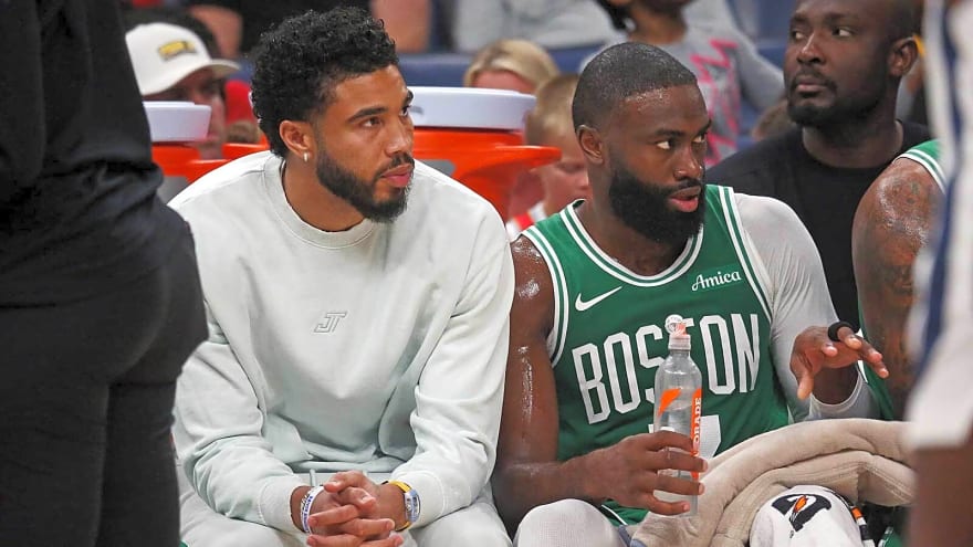 Celtics’ Jaylen Brown shares intriguing Jayson Tatum update amid possible 2025-26 return