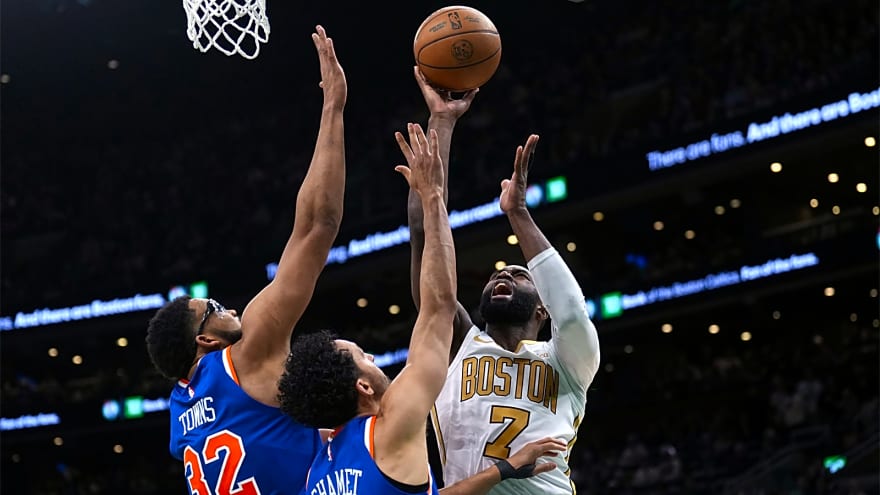 Celtics’ Jaylen Brown giddy about challenging ‘Luka, Shai, Brunson, Donovan’ at potential 1-on-1 All-Star tourney