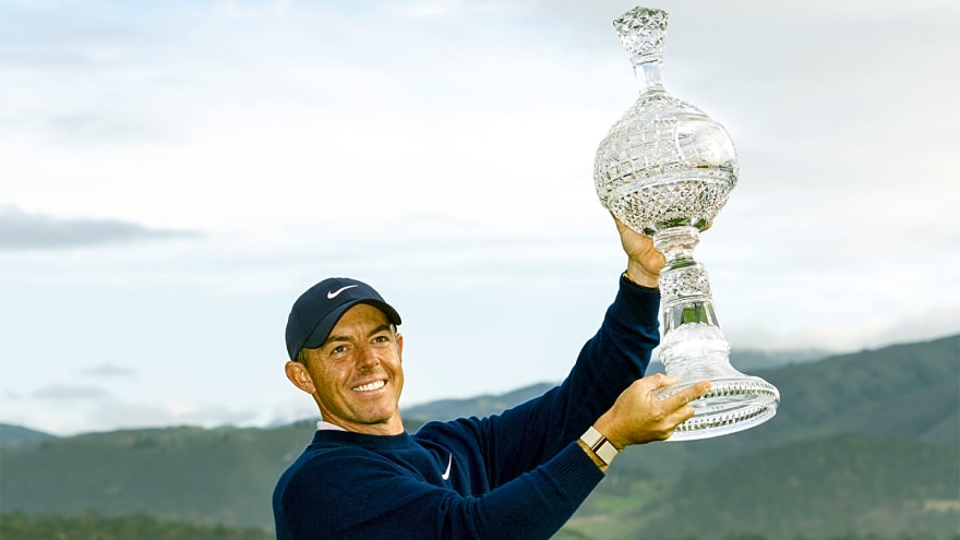 Watch this jaw-dropping Rory McIlroy shot for Eagle at Pebble Beach
