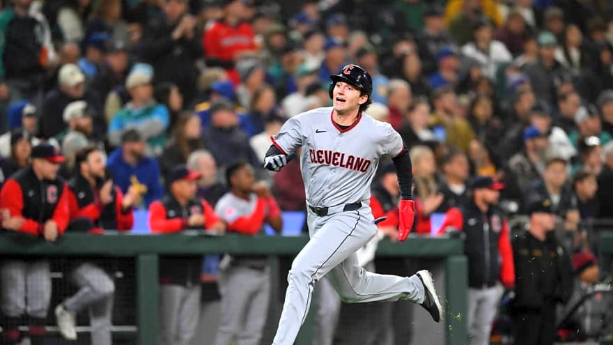 Guardians’ breakout star Chase DeLauter reacts to hot start in 2026