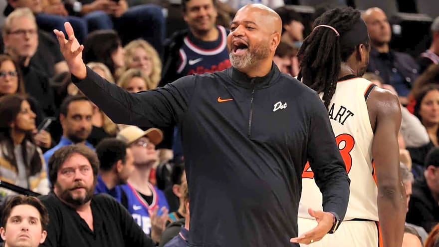 Pistons’ JB Bickerstaff addresses lack of respect, playoff expectations