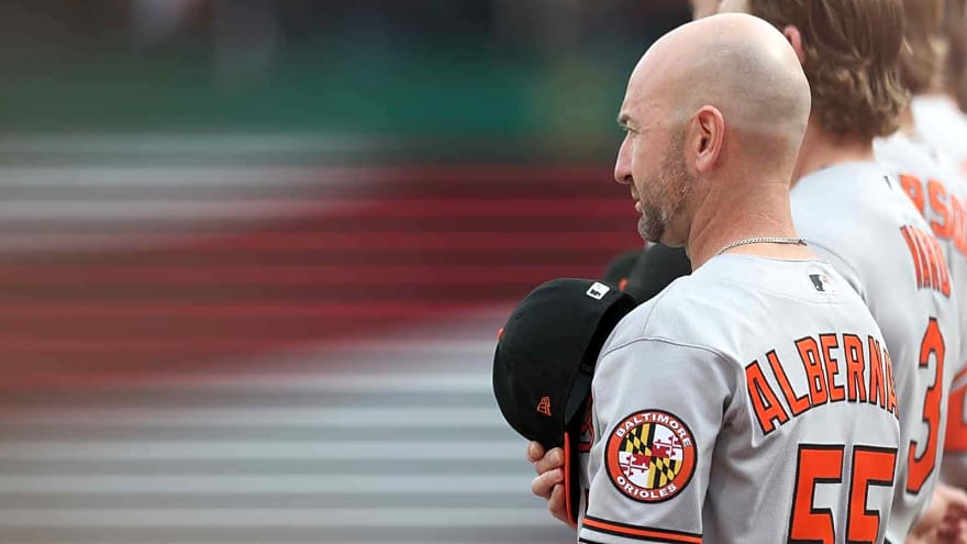 Orioles manager Craig Albernaz’s wife Genevieve couldn’t believe his rapid return to dugout after line drive to face