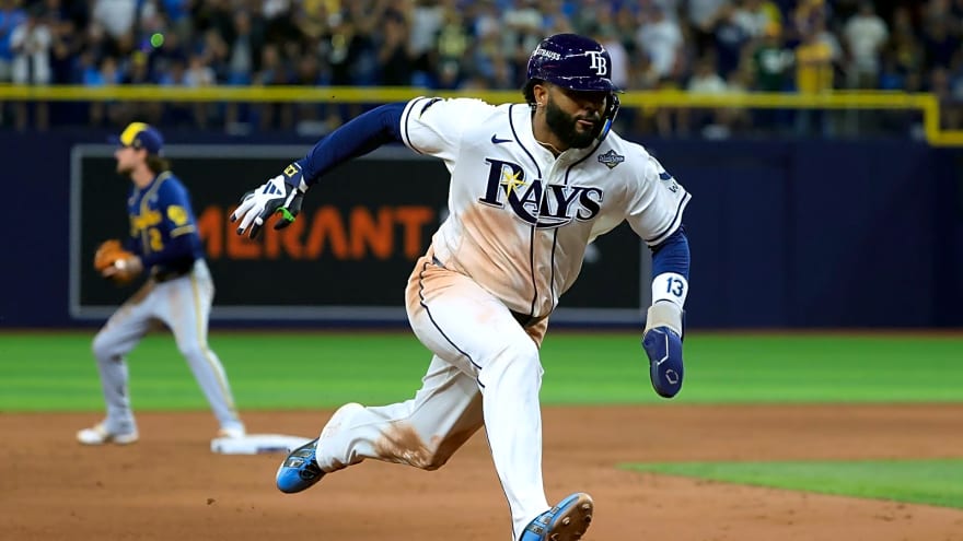 Rays' Junior Caminero Reveals Game 5 Status After Foot Injury In Game 4
