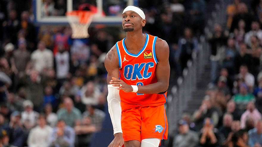 Thunder’s Shai Gilgeous-Alexander showcases athleticism with Kenrich Williams-assisted slam dunk