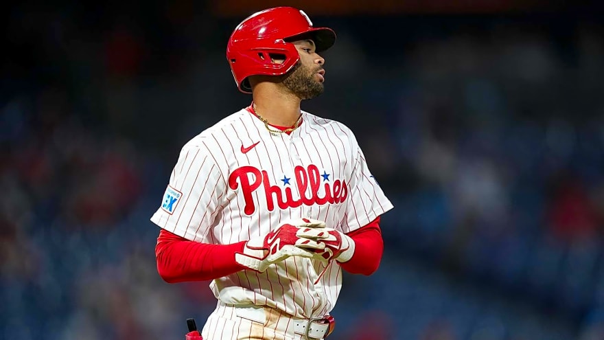 Why Justin Crawford was scratched from Phillies’ lineup for Marlins game