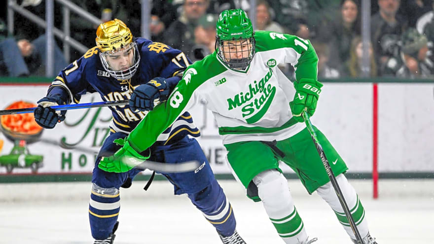 Predators prospect Ryker Lee scores highlight-reel goal in NCAA Tournament