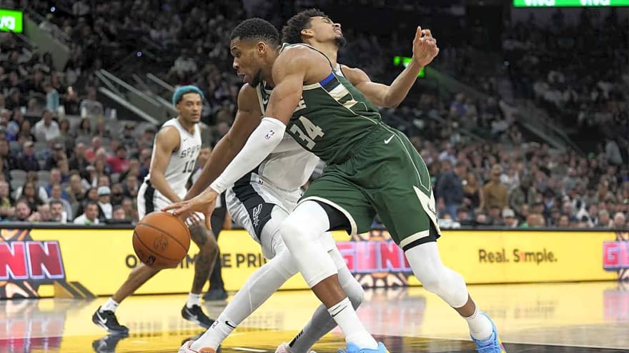 Bucks’ Giannis Antetokounmpo tells 4-year-old son he’s going to dunk on Victor Wembanyama one day