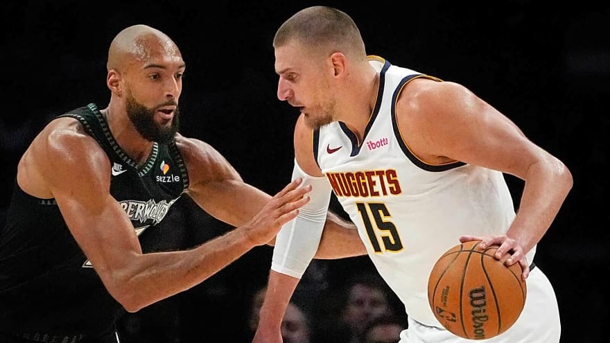 Timberwolves’ Rudy Gobert confronts DPOY snub with mic drop after shutting down Nikola Jokic again