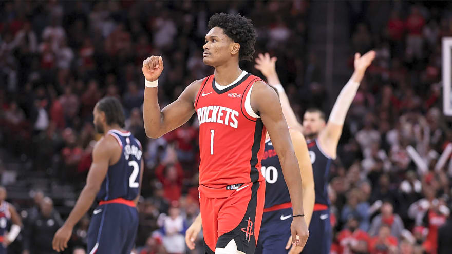 Rockets’ Amen Thompson calls game vs. Heat with tip-in win