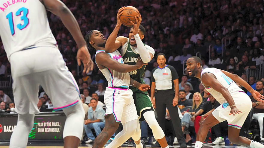 How Heat’s Giannis, Bam Adebayo are influencing Davion Mitchell’s 2026-27 goals