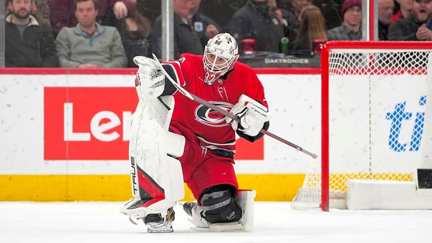 Hurricanes’ Brandon Bussi continues incredible rookie season with 9th straight win