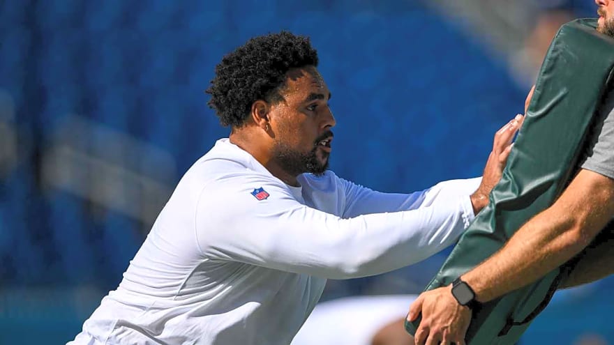 Patriots add Drake Maye protector from AFC East rival